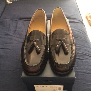 Cole Haan Pinch Tassel Loafer - Burgundy 9